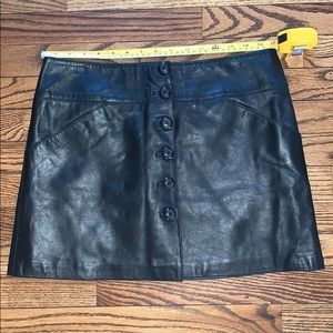 Leather Mini Skirt Size 8